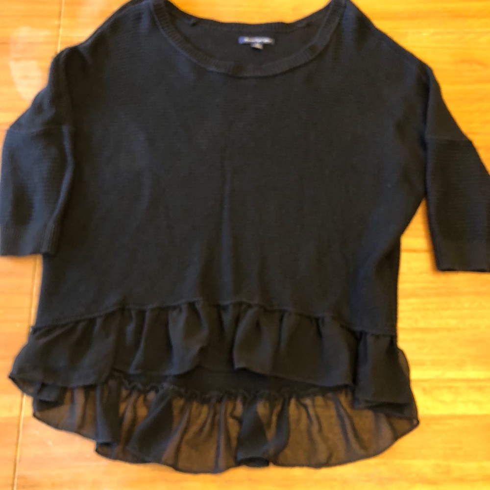 American eagle outfitters ruffled sweater size S